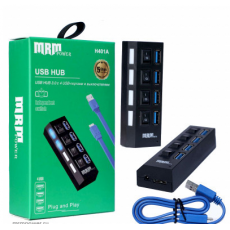 USB-разветвитель (Хаб) H401A 4Ports 3.0 (Black)