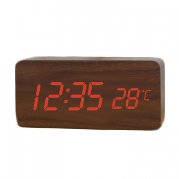 Электронные часы VST-862 коричневые-красные
