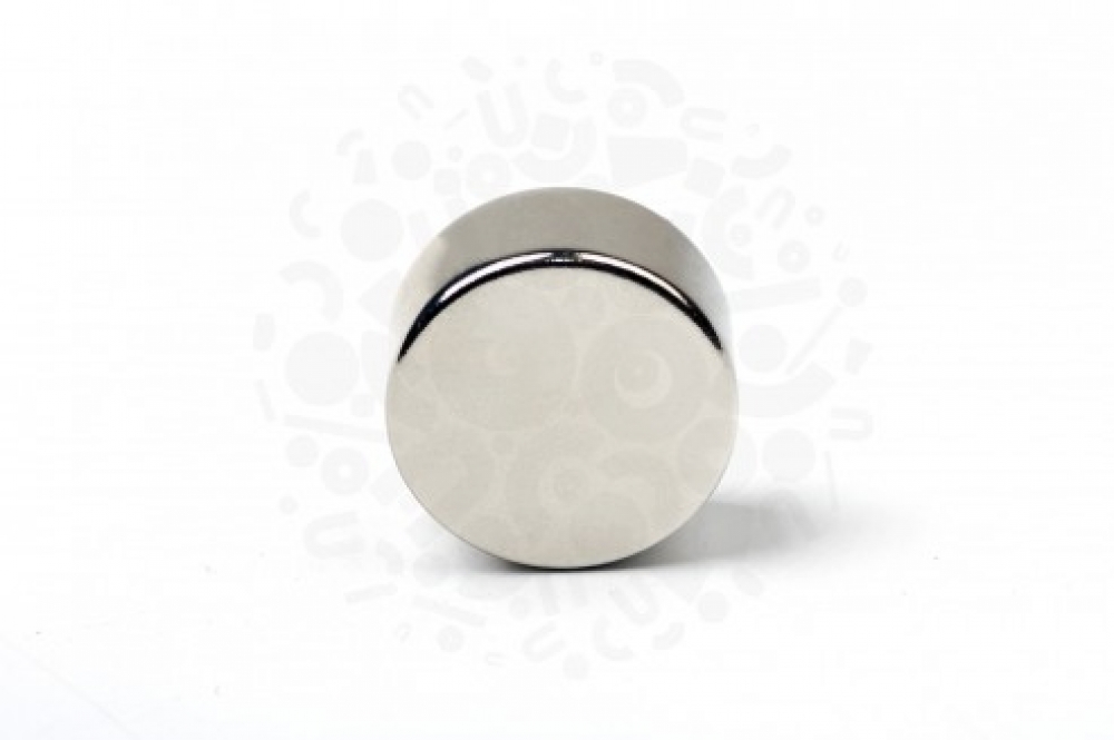 Неодимовый магнит диск 20х10мм сцепление 11, 2 кг (Упаковка 1 шт)